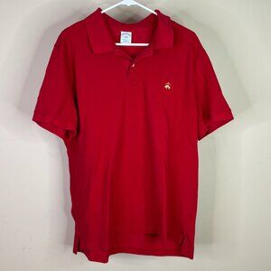 Red Brooks Brothers XXL Short Sleeve Polo Shirt